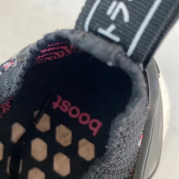 Adidas NMD_R1 solar pink, black, gray CQ2386 men’s size 9 - Picture 5 of 6